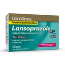 Good Sense Acid Reducer Lansoprazole Delayed Release Capsules, 15 mg, 42 Conteo