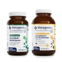Metagenics Essential Wellness Duo: OmegaGenics EPA-DHA 10000 & PhytoMulti Sin Hierro - Daily Multivitamin for Global Health " Aging - 60 Tablets