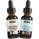 Lions Mane Mushroom &amp; Adrenal Drops - Organic Lion's Mane Mushroom Liquid Tincture " Adrenal and Focus Supplement Drops, Fog, Brain Health Supplements - Organic Lions Extract Cortisol Support