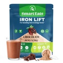 Comidas inteligentes - Polvo de hierro TENIDO Altamente Absorbed ANTE Evita los efectos secundarios ← Nutrición completa: Proteína, vitaminas, fibra, antioxidantes tóxico hace bebidas sabrosas " Shakes TEN Vegan ANTE Chocolate Flavor ANTE 30 Scoops