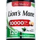 Lab  Lions Mane ← 120 Capsules ← Lions Mane Supplement  Lions Mane Supplement Capsules ← Mushroom Supplement  Ultra high Absorption.