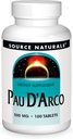 Fuente Naturales PAU D'Arco Suplemento dietético - 100 Tablas