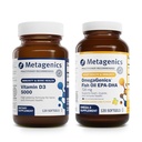 Metagenics Bundle - D3 5000 &amp; EPA-DHA 720-120 Softgels of D3 5000 for Immune Support, Bone & Heart Health* - 120 Softgels of EPA-DHA 720 for Heart, Musculoskeletal & Immune System Health*