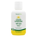 Natures Plus Liquid Sunshine Vitamina D3-5000 UI, 16 fl oz - Delicious Tropical Citrus Flavor - Bone Health, Heart Health &amp; Immune System Support Suplemento - Gluten Free - 32 Servings