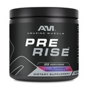 Sorprendente Muscle Pre Rise ← Pre-Workout Powder Suplemento con Caffeine " Beta-Alanine for Men " Women ANTE 25 Servings (25 Servings, Blueberry Pomegranate Blast)