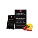 Powder de Pre Workout Gainful con Caffeine Natural & L Theanine for Energy & Focus, L Citrulline " Beta Alanine for Endurance, BCAA's for Muscle Recovery, Vegan, Strawberry Lemonade, 10 Ct