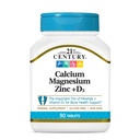 21st Century Cal Mag Zinc +D Tablets, 90 Cuenta