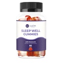 Calma por Wellness Sleep Well Gummies, Extra Strength Gummy con Melatonin, Natural Sleep Support Supplement, 30 Count