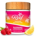Polvo electrolítico hidratante - Hidratación con electrolitos de la naturaleza + fruta real - limonada de frambuesa, azúcar sin agregado, 5 electrolitos clave + vitaminas, minerales de traza, 30 piezas