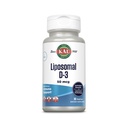 Vitamina Liposómica KAL D3 50 mcg, Alta Absorción Vitamina D, Tecnología Liposomal, Soporte Inmunitario de alta potencia, cápsulas veganos, libre de gluten, No soy, 30 Actuaciones