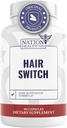 Cambio de pelo - Suplementos para el cabello y cuero cabelludo - Biotina, zinc, selenio y más - Fórmula de activación del cabello para hombres y mujeres, 1 botella