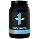 Regla 1 Whey Protein – 24g Proteína de acción rápida de todas las fuentes con EAAs ocurridas naturalmente " BCAAs para recuperación de ejercicios o cualquier uso en cualquier momento (2 libras*, Carmel saltado)