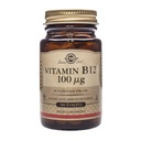 Solgar Vitamina B12 100 mcg - 100 Tabletas - Energía Metabolismo & Nervous System Support - Non-GMO, Vegan, Gluten " Dairy Free, Kosher, Halal - 100 Servings