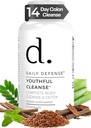 14 Días Píldoras limpiadoras Colon limpiador Detox para la limpieza del fluido de peso Píldoras de limpieza intestinal &amp; Probiótico - Laxante natural rápido para el alivio del estreñimiento - Suplementos del Movimiento de Tazón para Bloating de estómago