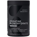 Investigación Deportiva Monohidrato de Creatina - Ganar el músculo magro, mejorar el rendimiento y la fuerza y la recuperación de entrenamiento de apoyo* - 5 g Cretina Micronizada - 17.64 oz