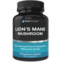 Organic Lions Mane Mushroom Capsules - 1800mg Lion's Mane Mushroom Suplemento Crecido en EE.UU. - Suplemento cerebral nootrópico y soporte de inmuno - Lions Mane Extract Powder - 90 Veggie Caps