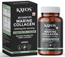 Miri Marine Collagen Tablets – 3000mg Tipo 1 Collagen Hydrolysate Fish Amino Acids – con Biotina, Acido Hialurónico, Vitamina C, Glutathione – Bono Joint Hair Skin Nail Suplemento - (90 pc)