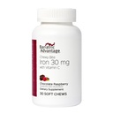 Bariatric Advantage Iron Chewy Bite Chocolate Raspberry Truffle (30 mg de hierro, 60 mg de vitamina c) 30 cuentan