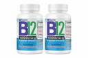Nutrisalud Productos Vitamina B12 de alta potencia, 1000mcg, Set de 2 frascos con 100 listas c/u. Combate Anemia, fatiga, aumenta la energia, revitaliza el sistema nervioso.
