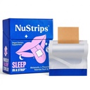 NuStripsTM Fast-Dissolving Sleep Strips with 5mg Melatonin, Valerian Root, L-Theanine & Vitamin B6 – Blueberry Flavor - Natural Sleep Aid, Vegan, Non-GMO, Gluten Free – Fall Asleep Fast (30 Strips)