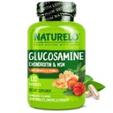 NATURELO Glucosamine Chondroitin MSM con Boswellia y Vitamina C - Suplemento para Confort Conjunto, Movilidad y Fuerza - 120 cápsulas