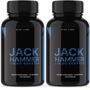rize labs - Jack Hammer Libido Booster Suplemento para Hombres, Powerful All Natural Formula to Improve Performance (120 Capsules)