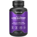 Naturalis Silymarin Milk Thistle 1300mg Reforzado con B Complex " Amino Acids TEN 13-in-1 Liver Cleanse, Detox " Repair TEN 120 Liver Essential Softgels
