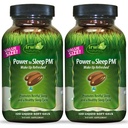 Irwin Naturals Power to Sleep PM - 120 Liquid Soft-Gels, Pack of 2 - with Melatonin, GABA, Ashwagandha, Valerian Root &amp; L-Theanine - 120 Total Servings