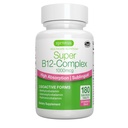 Igennus Sublingual Vitamina B12 Complejo 1000mcg, Metilcobalamina metillaminada, Adenosylcobalamin & Hydroxocobalamin, Alta absorción &amp; Limpia, 180 Servimientos, Libre de azúcar &amp; Vegan