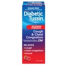 Diabético Tussin DM Máximo tos y congestión de pecho Alivio de la tos líquida, Seguro para Diabéticos, Berry Flavored, 4 Fl Oz (Pack of 1)