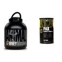 Animal Whey Isolate Protein Powder, cargado para el entrenamiento de correos y la recuperación &amp; Pak - Conveniente All-in-One Vitamina &amp; Suplemento Pack