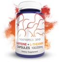 Nootropics Depot Caffeine y L-Theanine Capsules Silencio 60 Pills Silencio Contiene 100 mg de Caffeine y 200 mg de L-Theanine ← Suplemento Natural Silencio Energy Booster Silencio Mental Focus + Alerta Silencio Alternativa Café