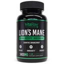 Suplemento de la Mana de los Leones Orgánicos Capsules 2400 mg - Powerful Nootropic - Helps Maintain Memory, Energy, and Mental Clarity - Vegan Brain Booster Focus Pills - Real Lion's Mane Supplement