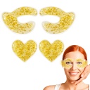 Reutilizable Gel Eye Pads - Cooling & Warming Eye Compress for Reducing Puffiness, Circles, Wrinkles & Redness - Pain Relief & Relax