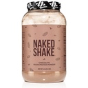 Afeitado desnudo - Chocolate Protein Powder - Afeitado de proteínas con aceite de Mct, libre de gluten, libre de soja, sin gmos o dulces artificiales - 30 piezas