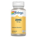Solaray Zinc 50mg Immune Support Capsules, 100 Conde, Vegan, Pumpkin Seed