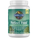 Garden of Life Perfect Food Super Green Fórmula - 60 Servings, 45 Superfoods, Greens, Fruit &amp; Veggie Juice Superfood Powder Suplemento, Probiotics &amp; Organic Spirulina for Digestion & Immune Health