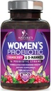 Probióticos para Mujeres 60 Billones CFU - 16 Strains, Prebiotics & Cranberry, PH Balance, Digestive Health, Vaginal &amp; Immune Support, Womens Probiotic for Gut Health, Shelf Stable - 120 cápsulas