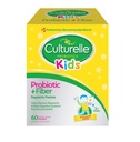 Culturelle Kids Probiotic + Fiber Packets (Ages 3+) - 60 Cuenta - Salud Digestiva &amp; Apoyo Inmunitario - Ayuda a restaurar la regularidad
