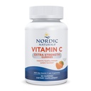 Naturales nórdicos Vitamina C Gummies de fuerza extra - Tangerine Flavor - 60 Gummies - 500 mg Vegan Vitamina C Suplemento - Low-Sugar Immune - Soporte - 30 Servimientos