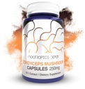 Nootropics Depot Cordyceps Mushroom Capsules ←10:1 Plenario Cuerpo de Fruto Extracto  250mg Silencio 180 Cuenta ← Cordyceps militaris