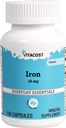 Hierro Vitacost - 18 mg - 100 cápsulas