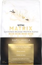 Matriz de nutrición sintráx - Proteína de liberación sostenida Blend, simplemente vainilla 5 libras.