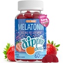 Melatonin Sleep Support Gummies (60 Conde) Strawberry Sunset Creme Flavor Chews ¦ 2.5mg Por Gummy Sleep Suplemento para niños y adultos latitud para más rápido sueño