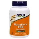 AHORA Suplementos de alimentos, NutraFlora FOS (Fructooligosaccharides) Polvo puro, fibra prebiótica, 4 onzas