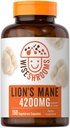 Carlyle Lions Mane Supplement Capsules 4200 mg  150 Cuenta peru Vegetarian, Non-GMO, Gluten Free ← Wiseshrooms