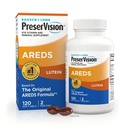 PreserVision AREDS Eye Vitamins, #1 Eye Doctor Recommended Brand, Multivitamin with Lutein, Vitamins C &amp; E, Zinc, and Copper Supplements, 120 Softgels