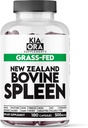 Grass Fed Bovine Spleen Suplemento ← Freeze-Dried, Desiccated Spleen Glandular – Soporta Función Inmune &amp; Sangre Salud – Ancestral Organ Capsules – 180ct