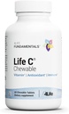 4Life Life C - 7 Formas activas de vitamina C para soporte inmunitario, absorción nutritiva y beneficios - Citrus Flavor - 60 Tablas Chewable