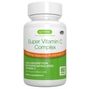 Igennus High Absorption Super Vitamin C, Clean Label Pureway-C 1000mg, Vegan Vitamina C con Bioflavonoids, 60 Servings, 24-Hour Action, Immune Health, Energy, Heart &amp; Brain